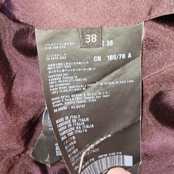 Prada virgin wool eggplant blazer - Picture 7 of 9